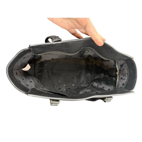 Kate Spade Montgomery Street Tote Shoulder Bag Luxury Designer Leather Black - Picture 3 of 7